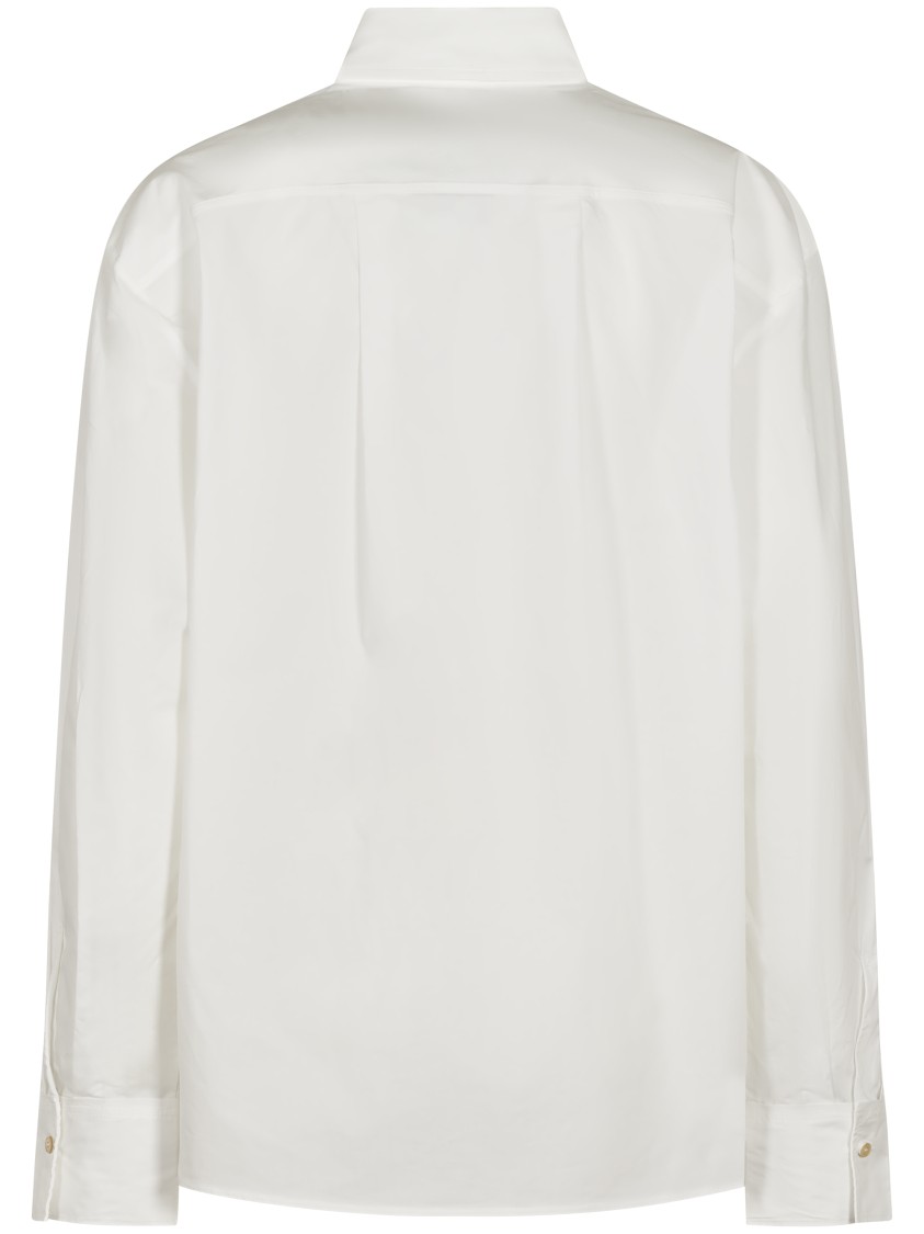 Forte Forte Structured White Shirt With Button-down Front In White