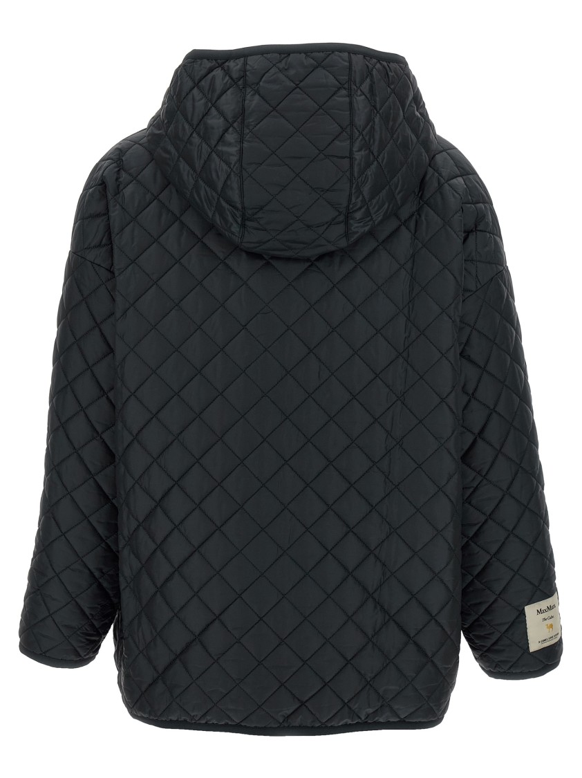 Max Mara 'leo' Reversible Jacket In Black