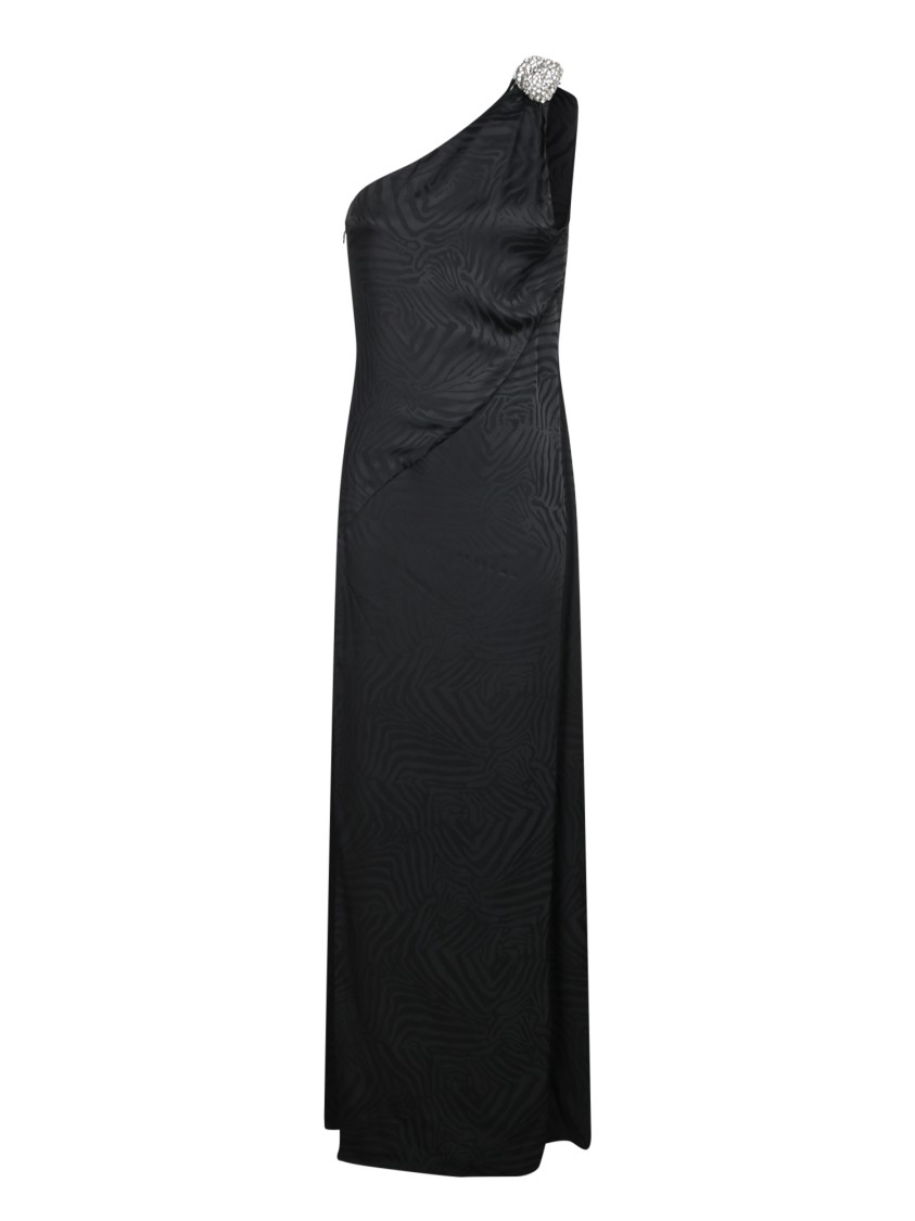 Amen One-shoulder Dress With Draped Side