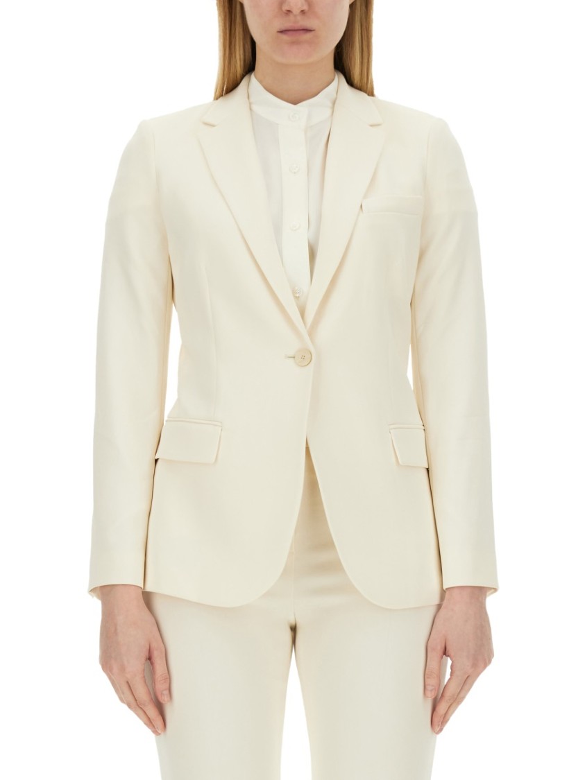 Theory Staple Blazer In Neutrals