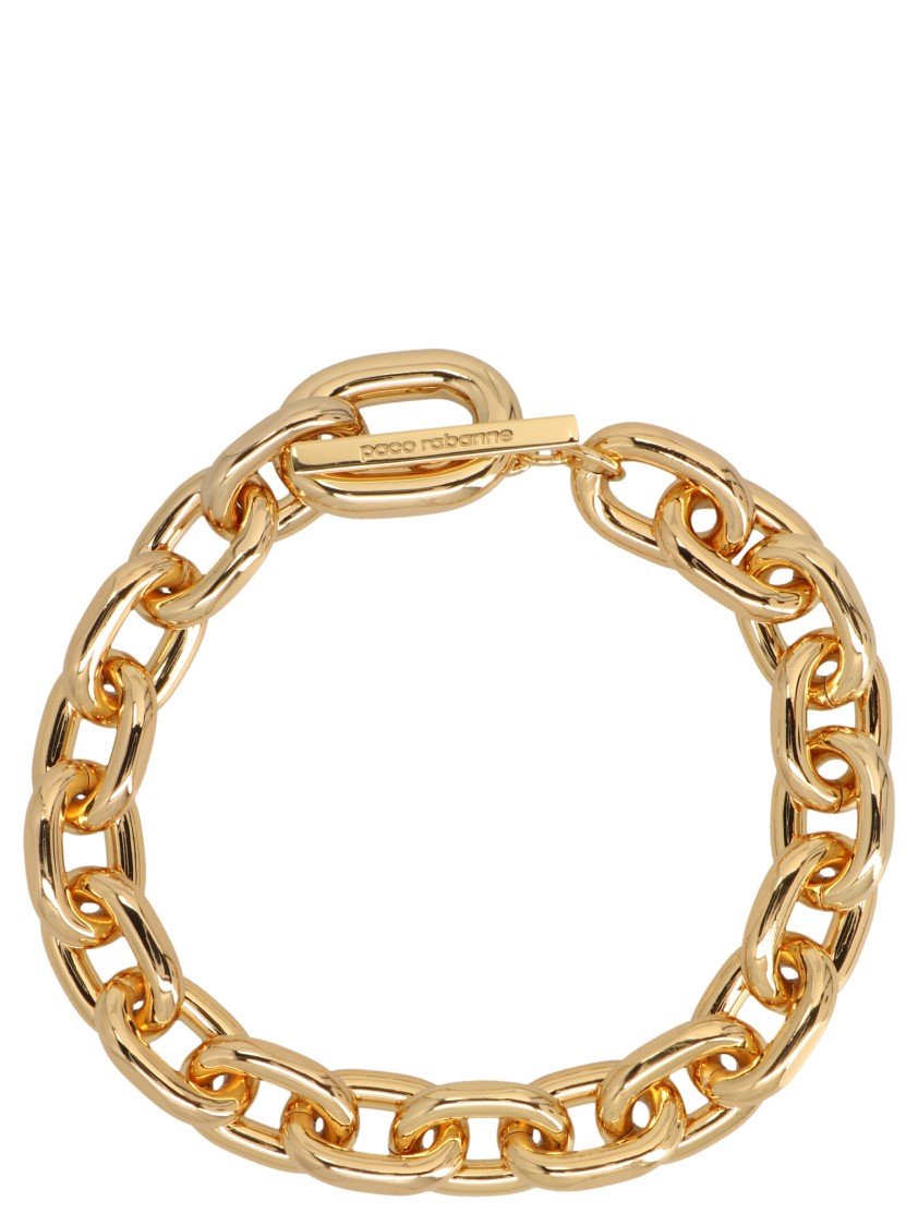 Rabanne Paco 'xl Link Neck' Bracelet In Gold