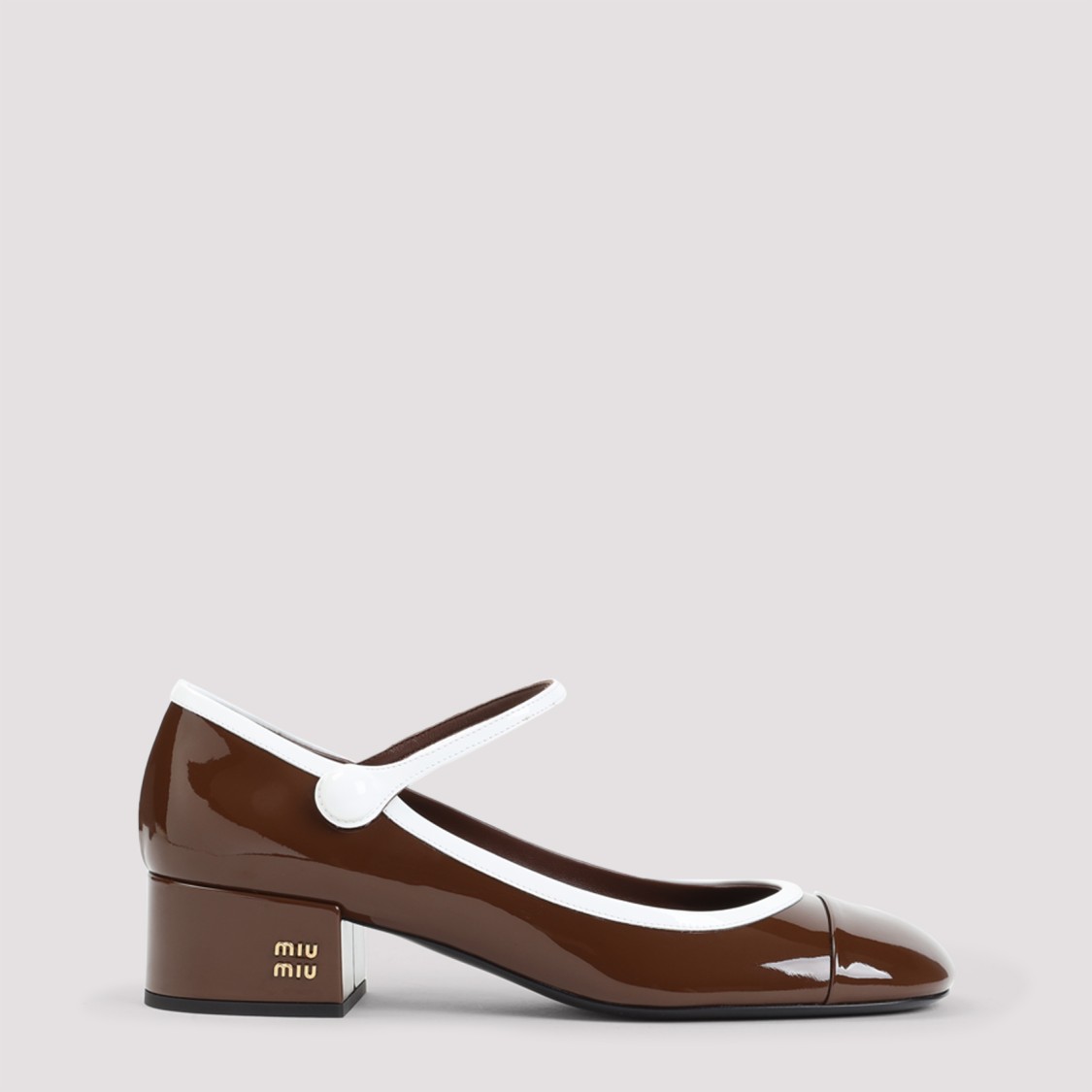 Shop Miu Miu Calf Leather Pumps In Grey
