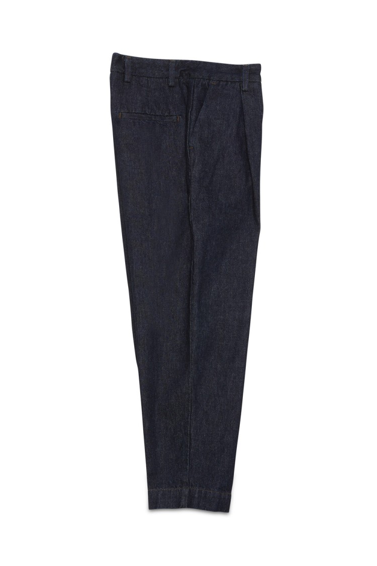 Roy Rogers Maemi Chino Trousers With Medium Waist And Front Welt Pockets In Black