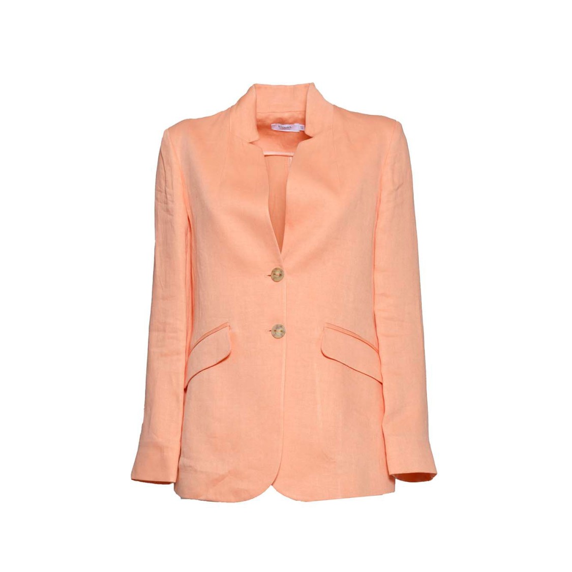 BARBA NAPOLI BARBA BLAZER GI1 SINGLE BREASTED IN PEACH LINEN