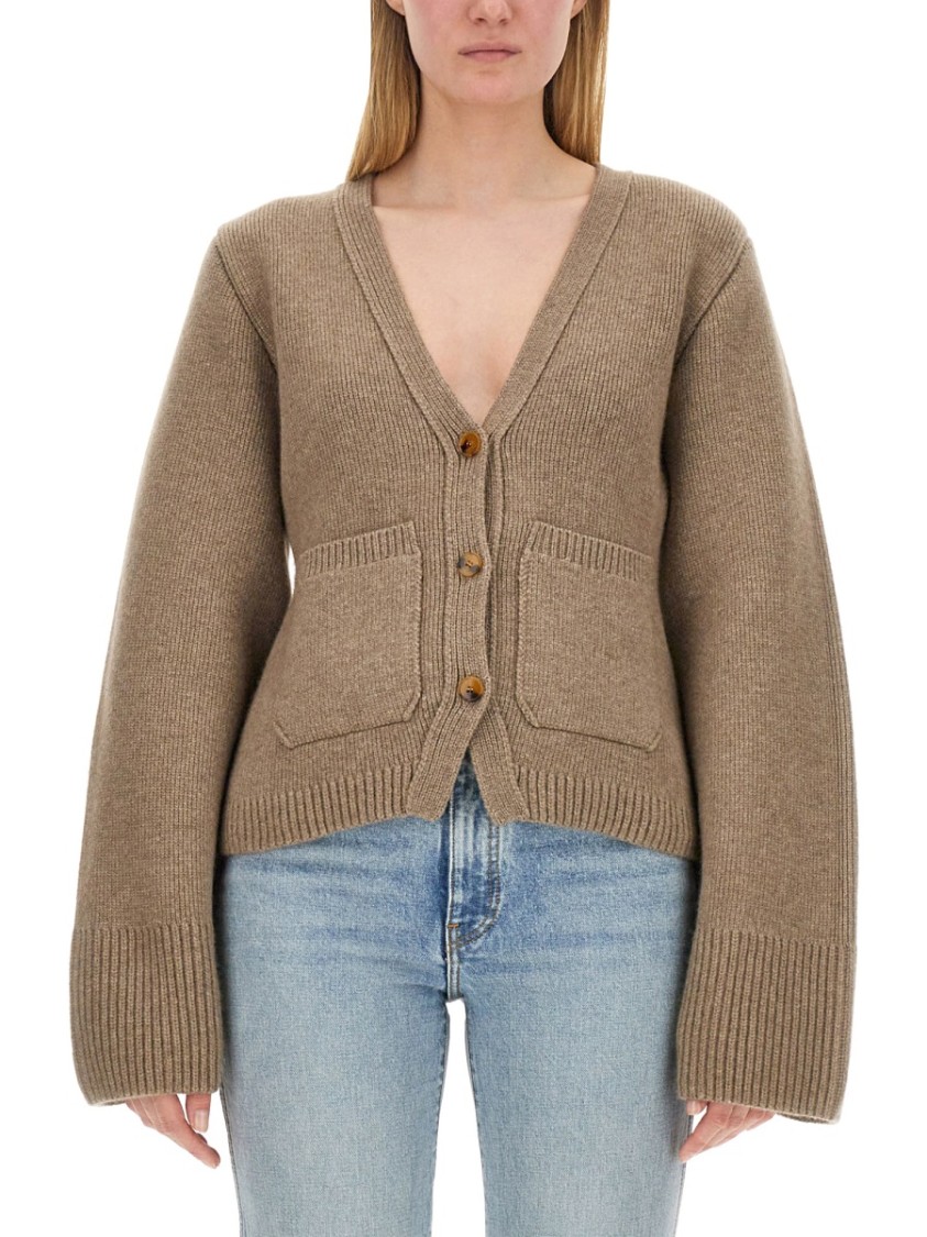 Khaite Scarlet Cashmere-blend Cardigan