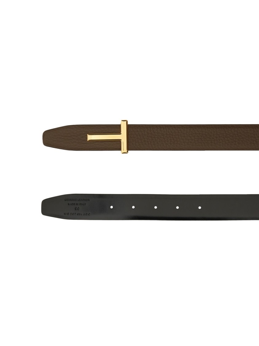Shop Tom Ford Reversible "t Line" Belt