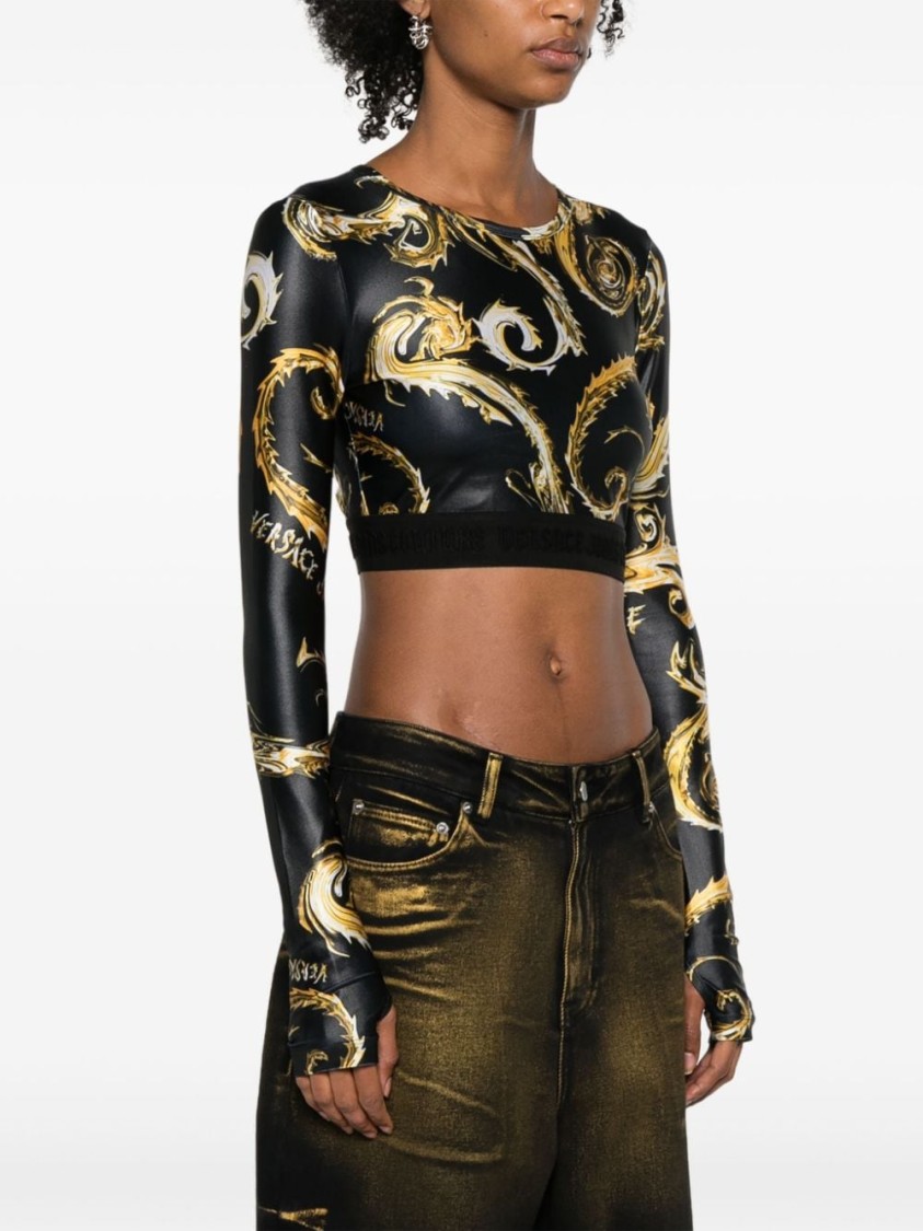 Versace Jeans Couture T-shirts And Polos In Black