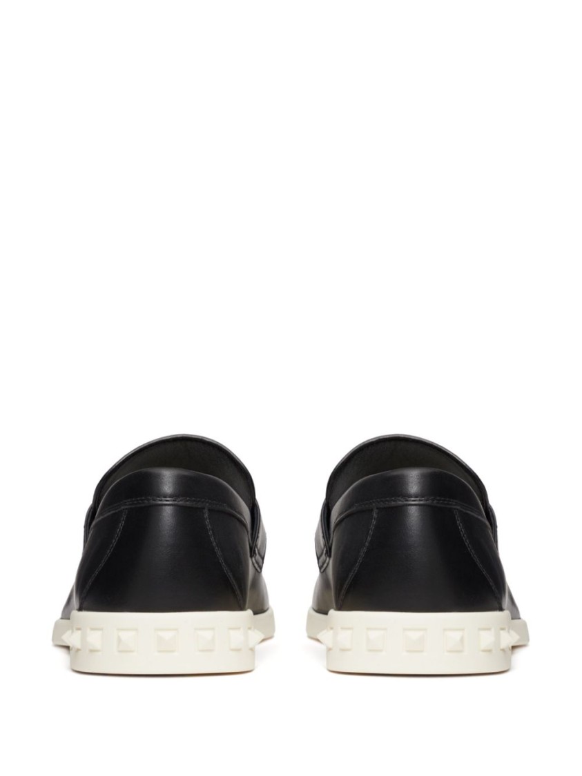 Valentino Garavani Vlogo Signature Slip-on Shoes With Rockstud Details