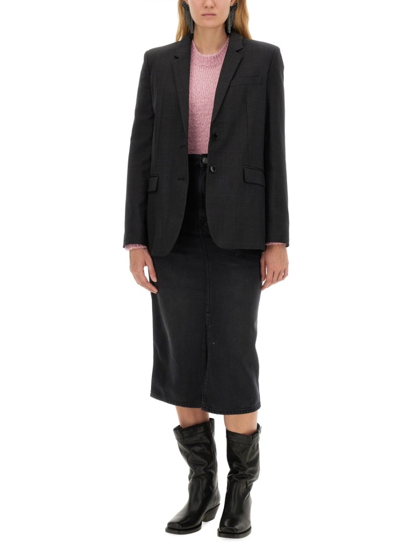 Shop Isabel Marant Lesandre Jacket In Grey