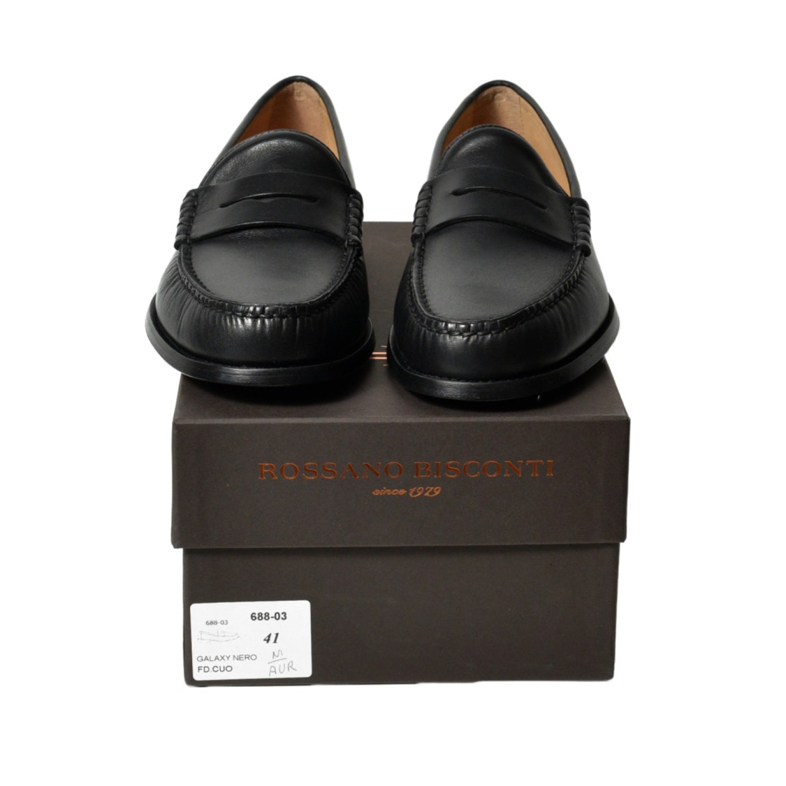 Rossano Bisconti Black Leather Wolf Mouth Mask Moccasin In Black