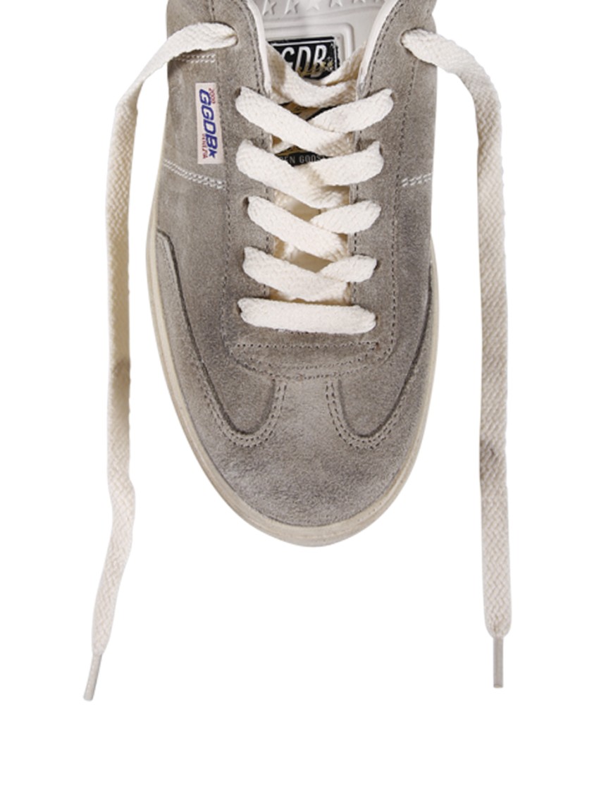 Shop Golden Goose Soul-star Suede Upper Hf Leather Tongue Leather Heel In Neutrals