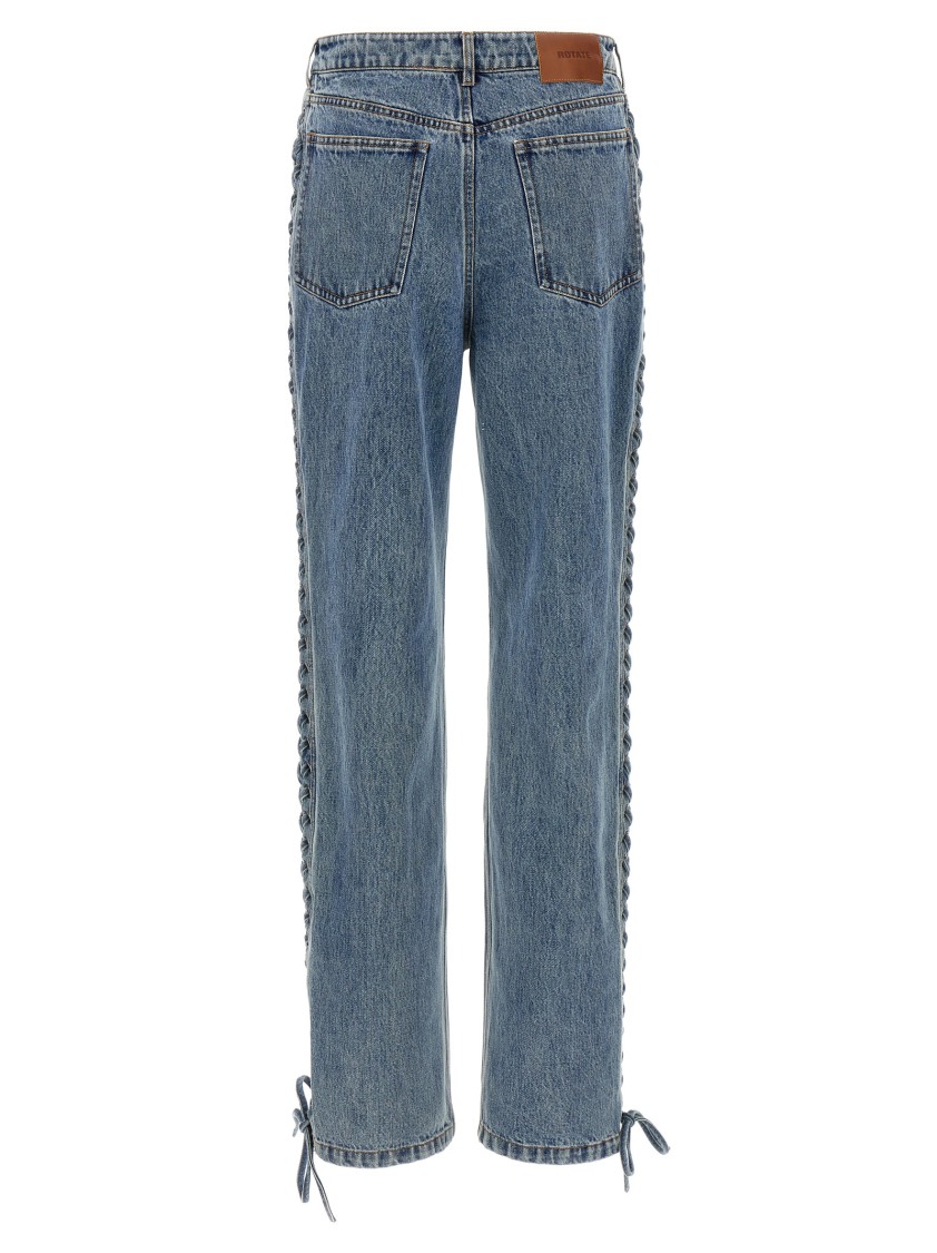 Rotate Birger Christensen Jeans Rotate Woman Color Black In Black