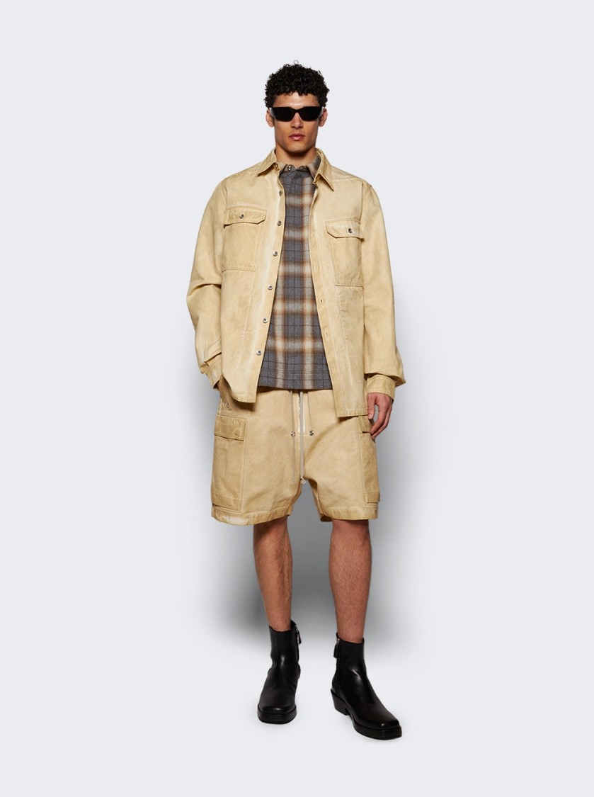 Rick Owens Jumbo Sleeveless Shirt Jacket