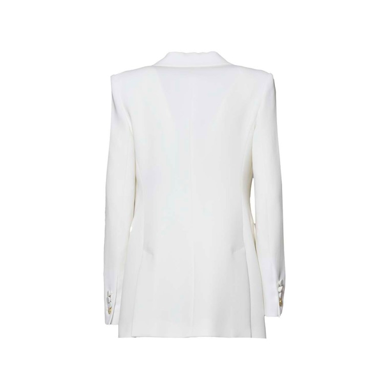 ボトムスその他 Max Mara Plinio Smoking Jacket In Off-White Cady Max Mara Plinio Smoking Jacket In Off-White Cady Blazer