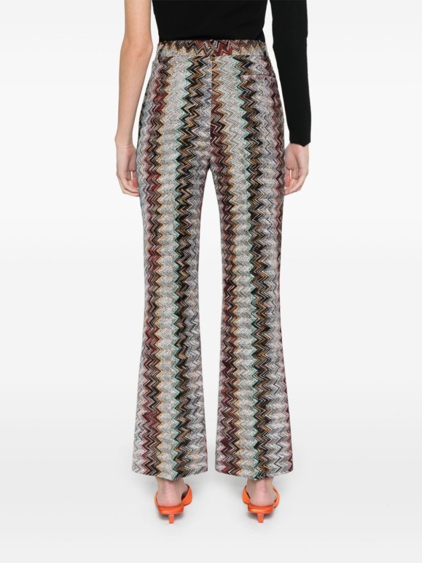 Missoni Zigzag-design Trousers In Multicolor