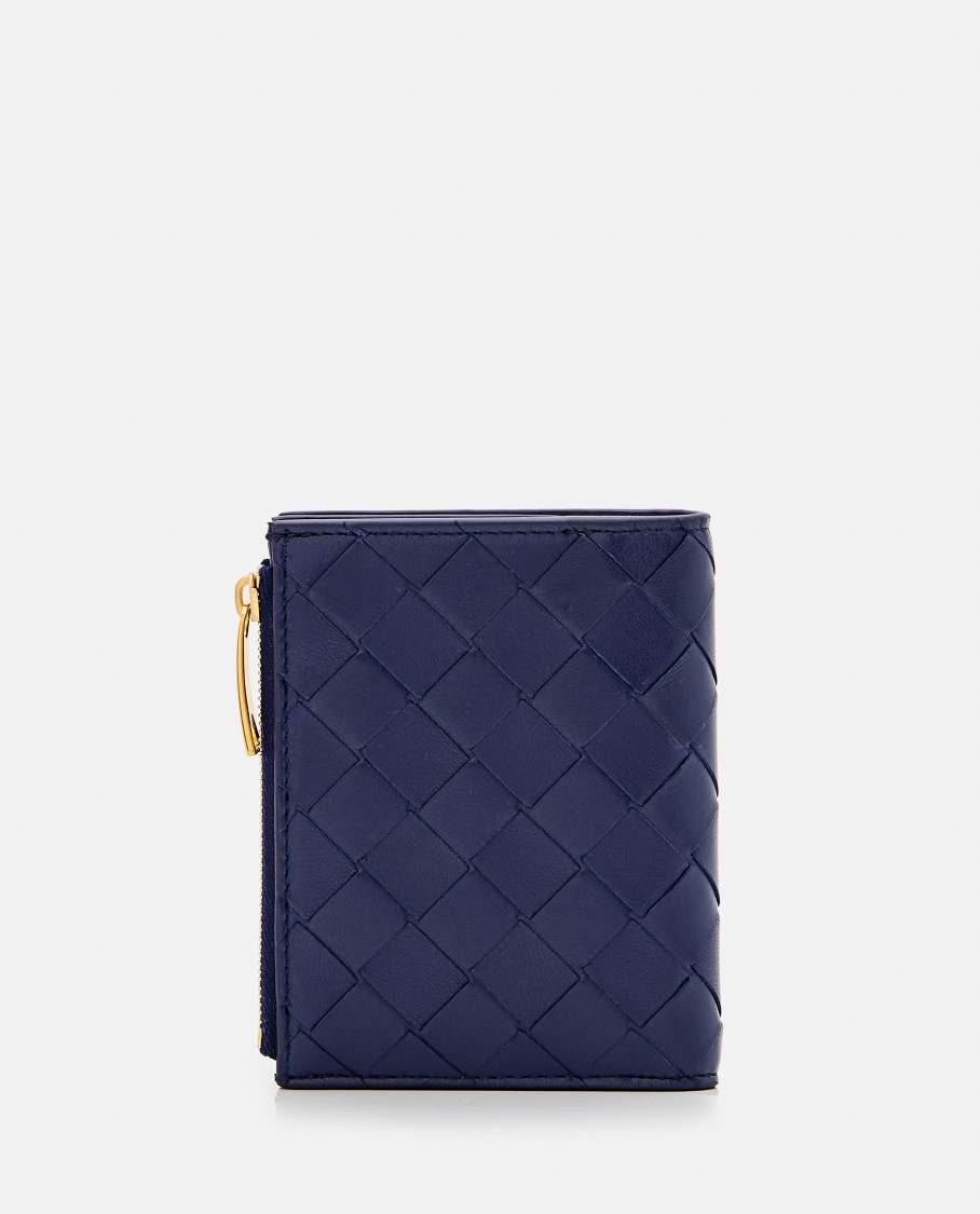 Bottega Veneta Leather Card-holder In Black