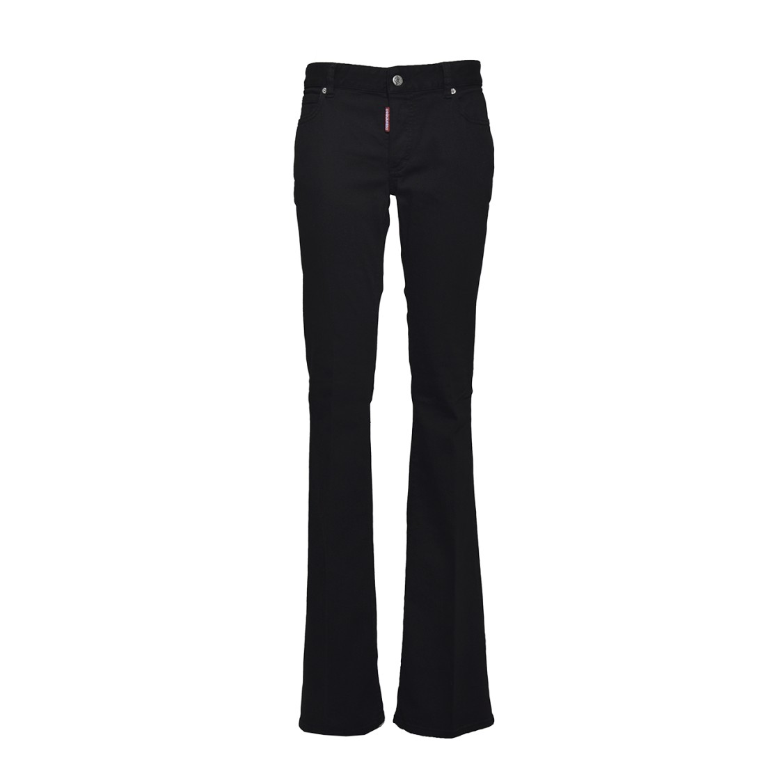 Dsquared2 Black Flare Twiggy Denim Jeans In Black
