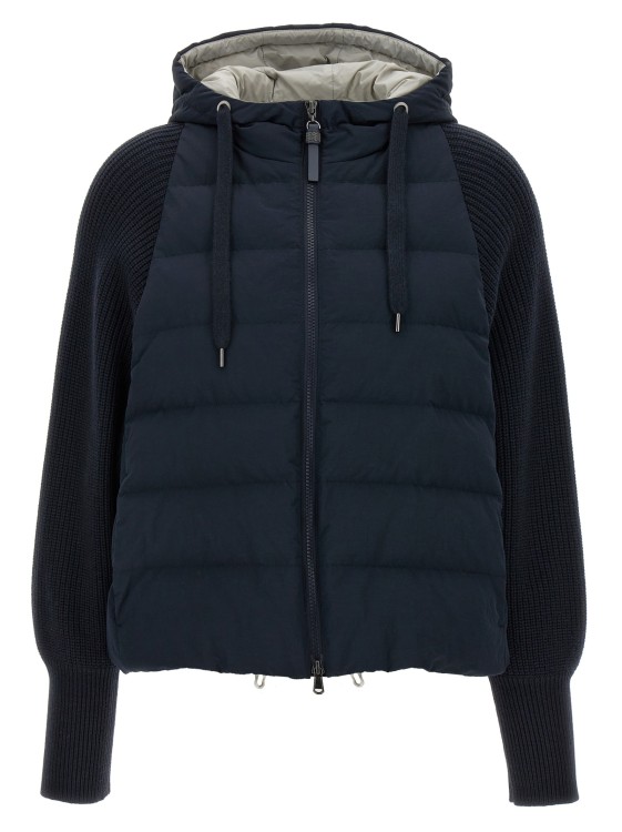 ダウンジャケット・コート BRUNELLO CUCINELLI Two-material puffer jacket Brunello Cucinelli Two-Material Puffer Jacket – BALTINI