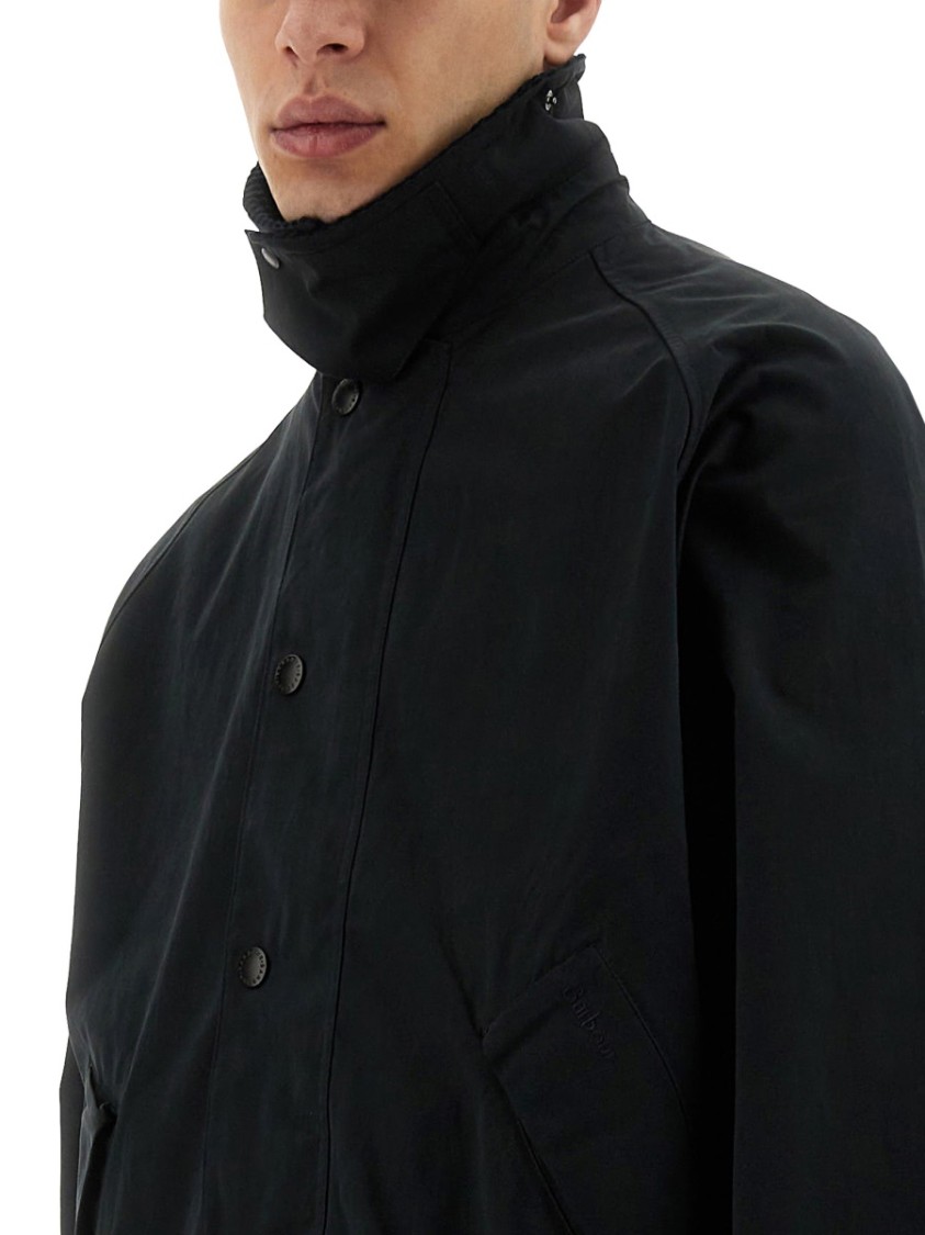 Shop Barbour "transporter" Casual Jacket In Blue
