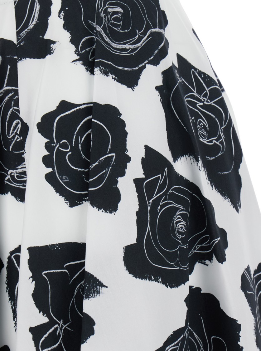 【送料&関税込】Marni Multicolor Skirt With All-over Floral Marni Luna Multicolor Skirt With All-over Floral Print In