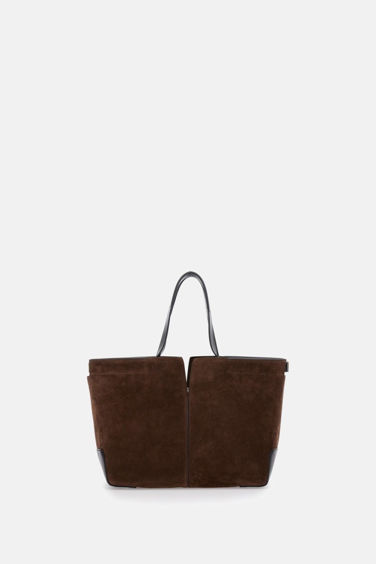 Tod's Medio-piccola Dbm Shopping Bag In Brown