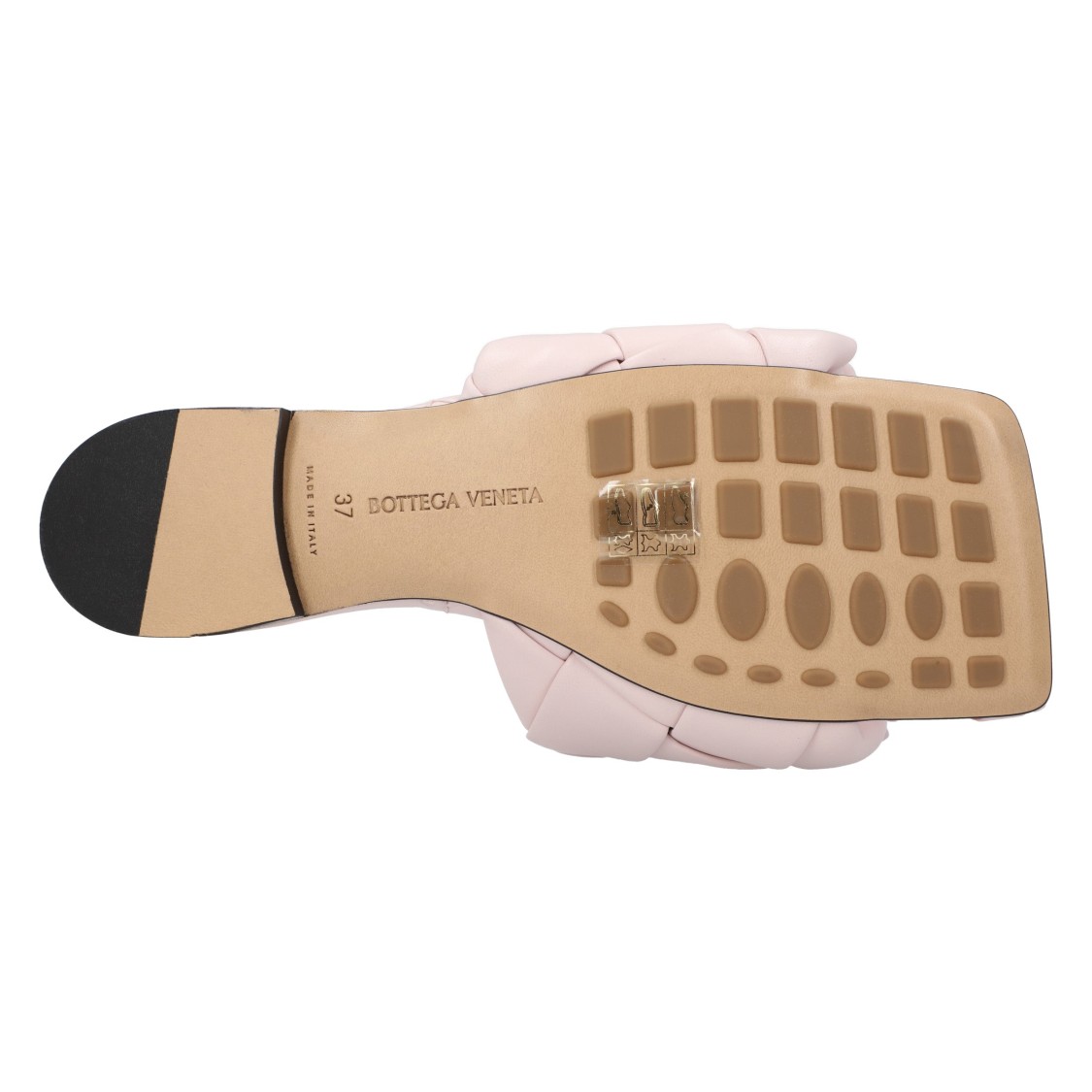 Bottega Veneta Lido Flat Sandal Pink In Pink