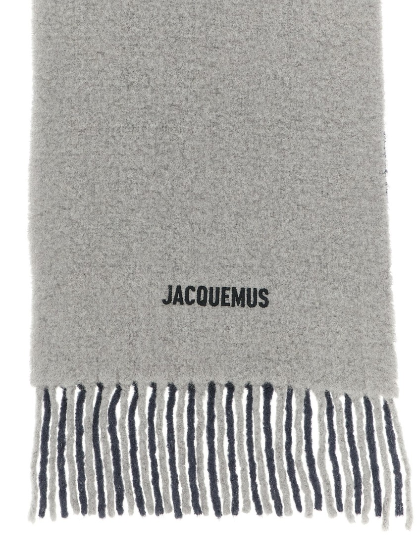 Jacquemus L'echarpe Moisson' Scarf In Gray