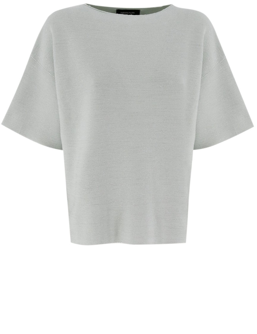 FABIANA FILIPPI FABIANA FILIPPI WIDE SLEEVES BOAT NECKLINE SWEATER