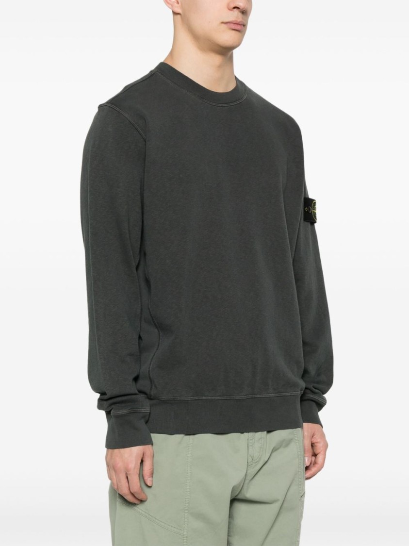 Stone Island Sweatshirt In Gray