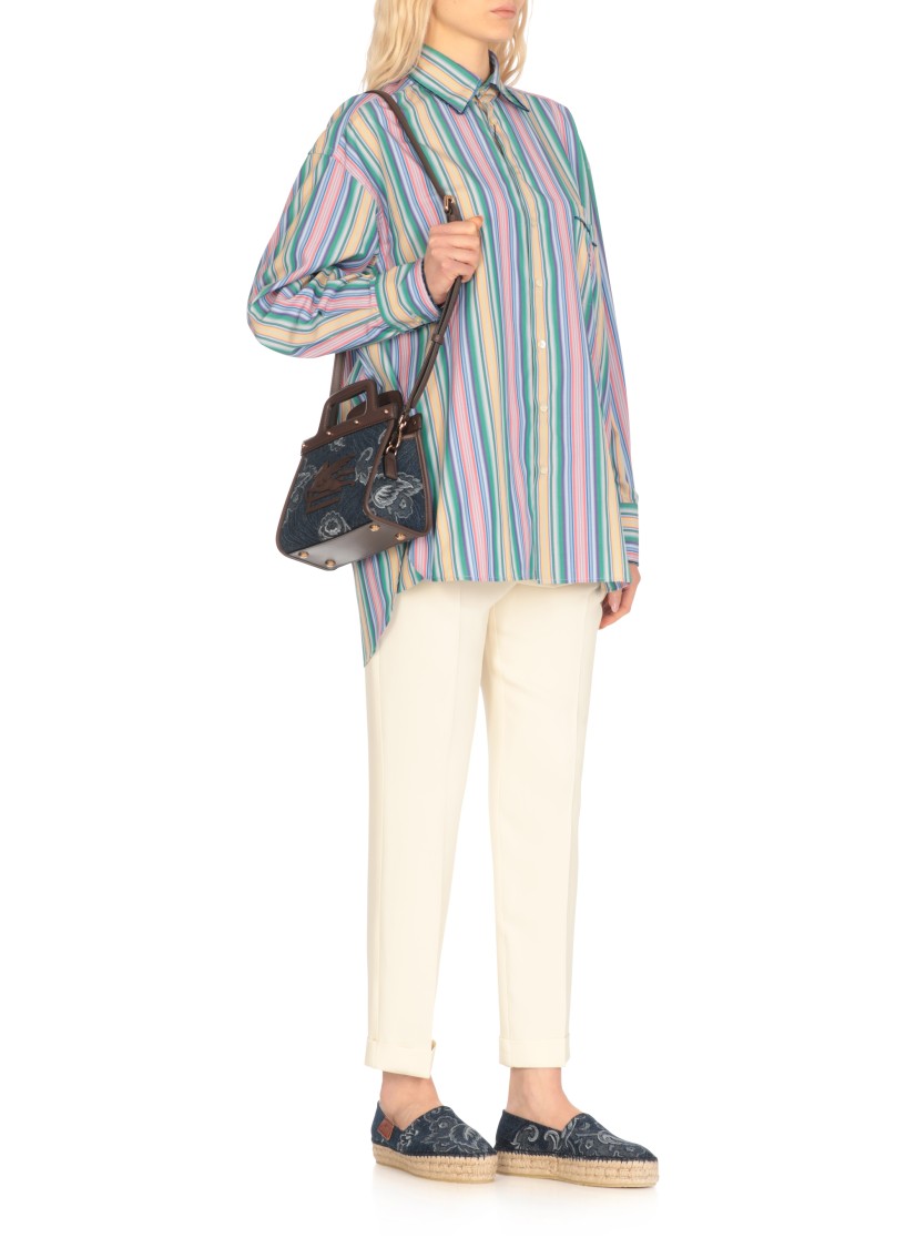 Etro Multi-coloured Striped Cotton Shirt Women