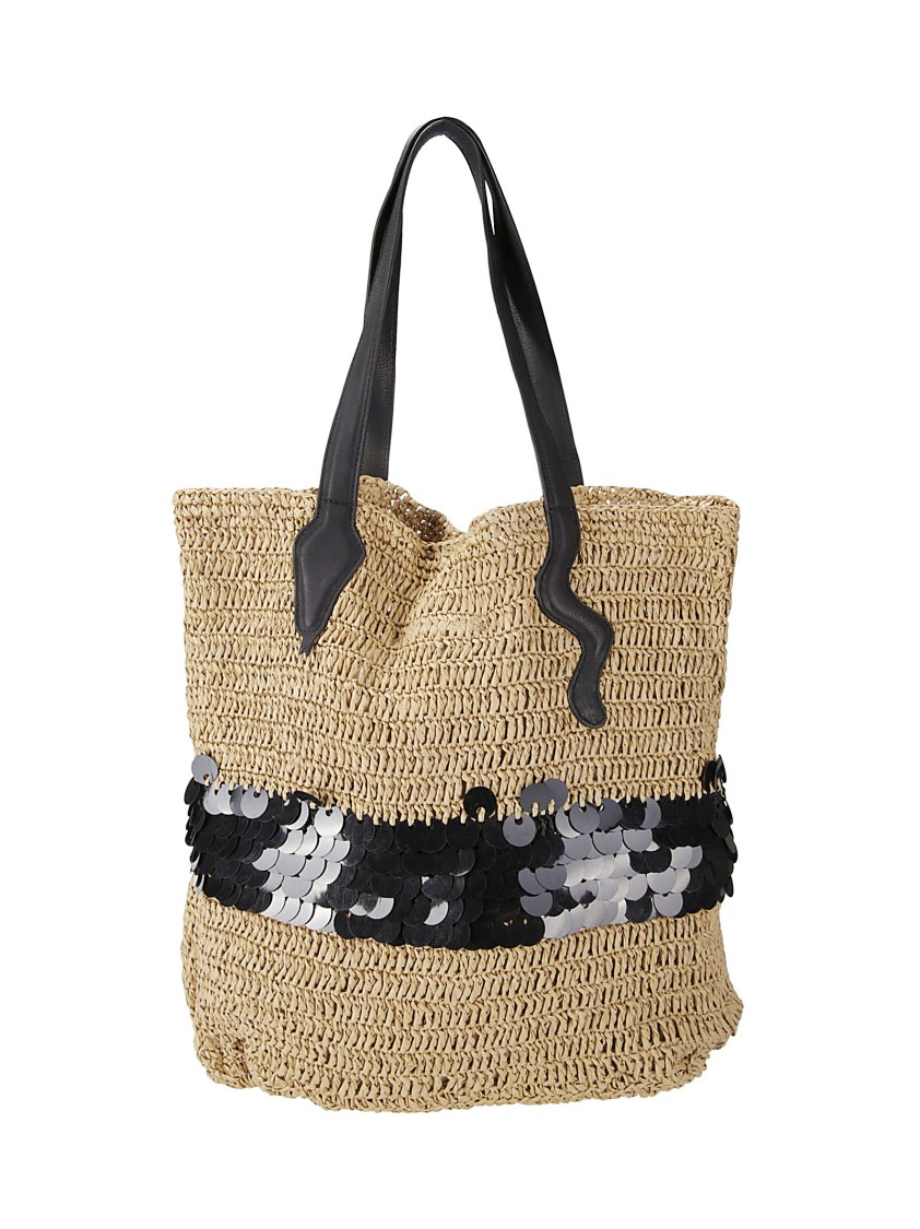 P.A.R.O.S.H. Raffia Tote Bag