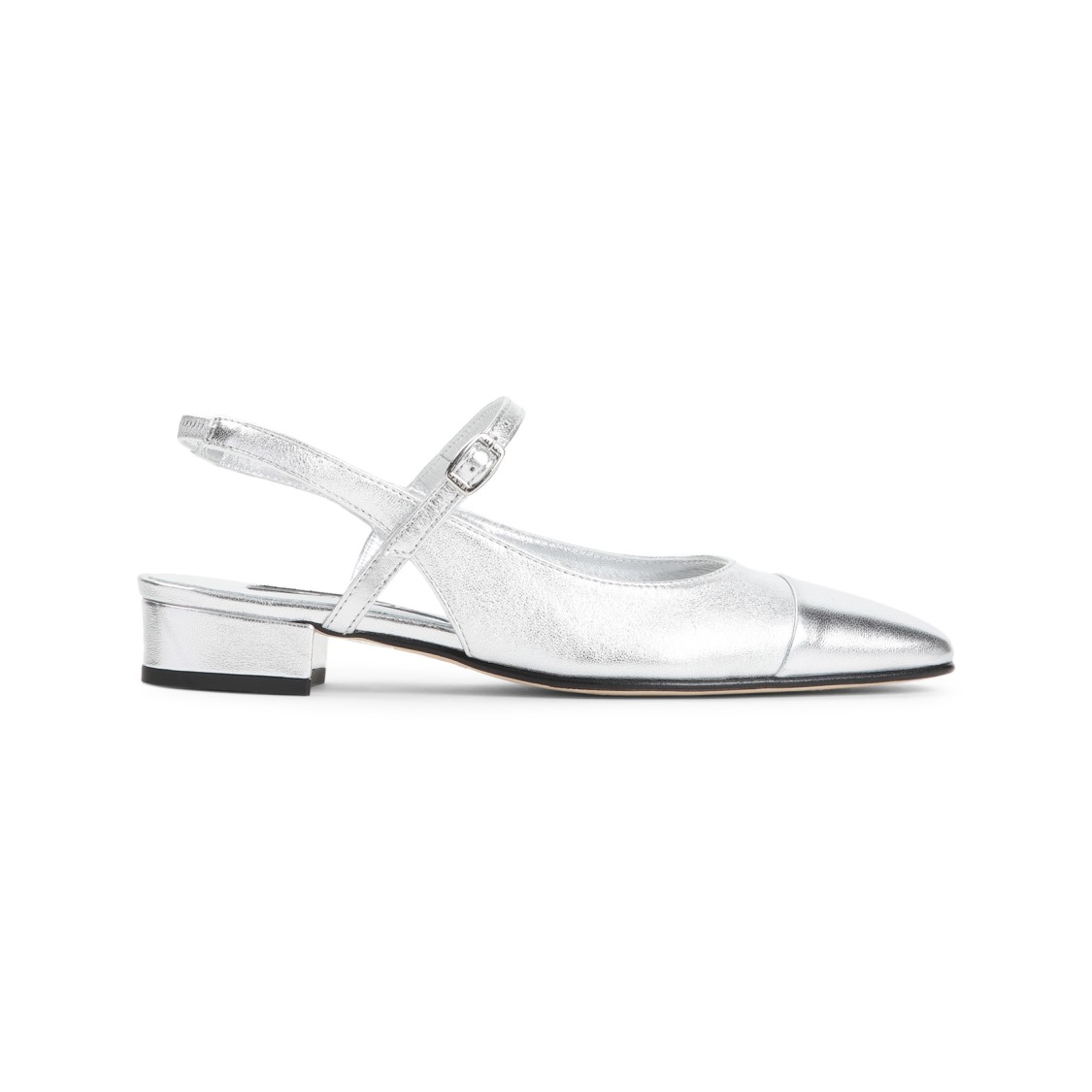 Carel Paris Square-headed Sandals In Silver