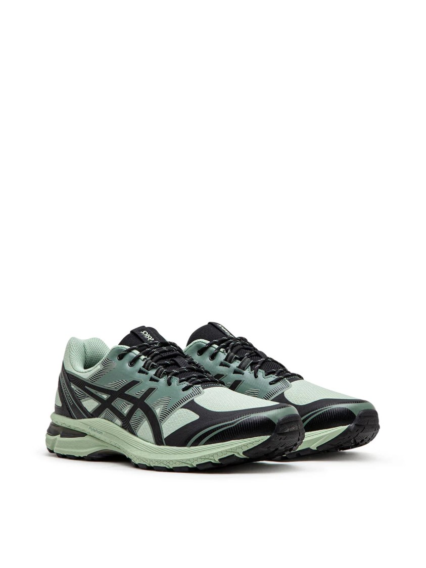 Asics Gel-terrain Dark Jade Sneakers In Gray