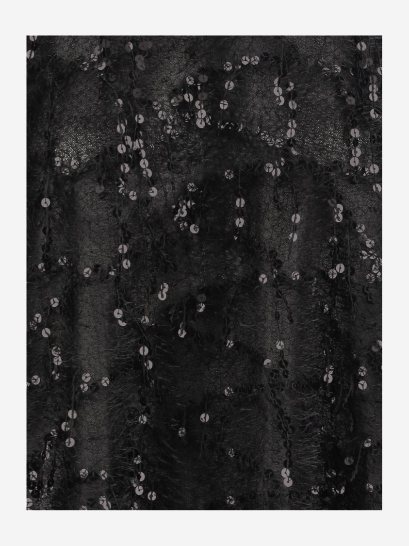 NICCOLÒ PASQUALETTI NICCOLÒ PASQUALETTI LONG SLEEVE T-SHIRT WITH SEQUIN PATTERN