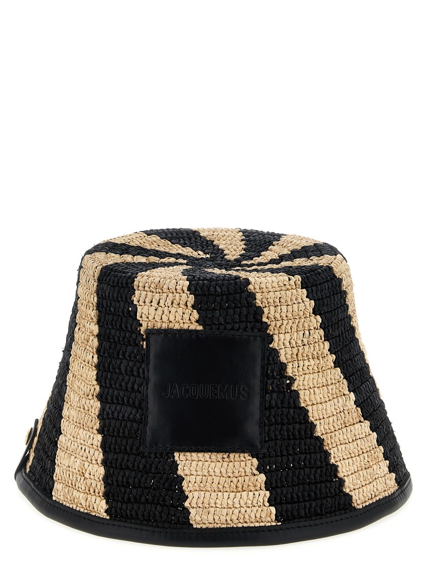 Jacquemus 'le Bob Soli' Bucket Hat In Black