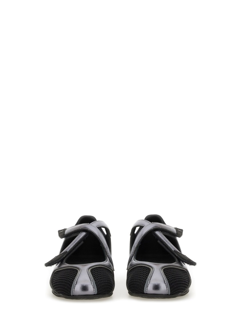 Shop Attico The "floor 1" Ballerina Flat