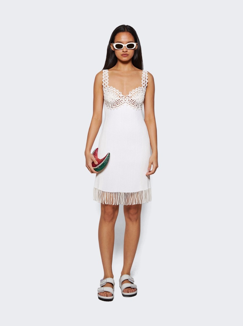 PROENZA SCHOULER PROENZA SCHOULER RIB KNIT LACE DRESS