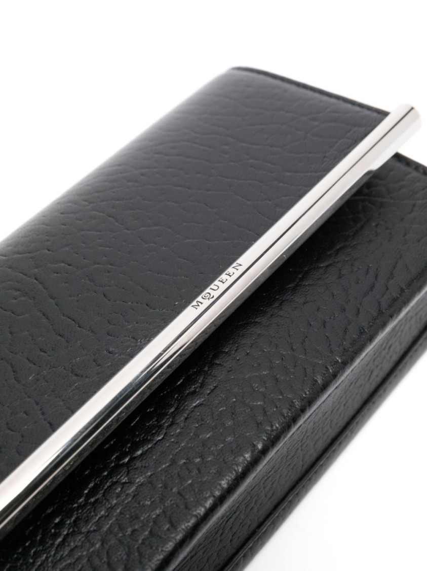 Alexander Mcqueen Mini Rectangular Cross-bar Clutch Bag