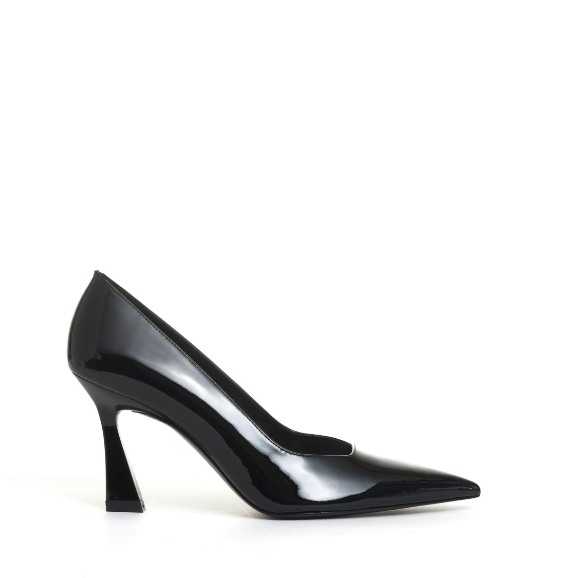 Stuart Weitzman 85mm Patent-finish Pumps In White