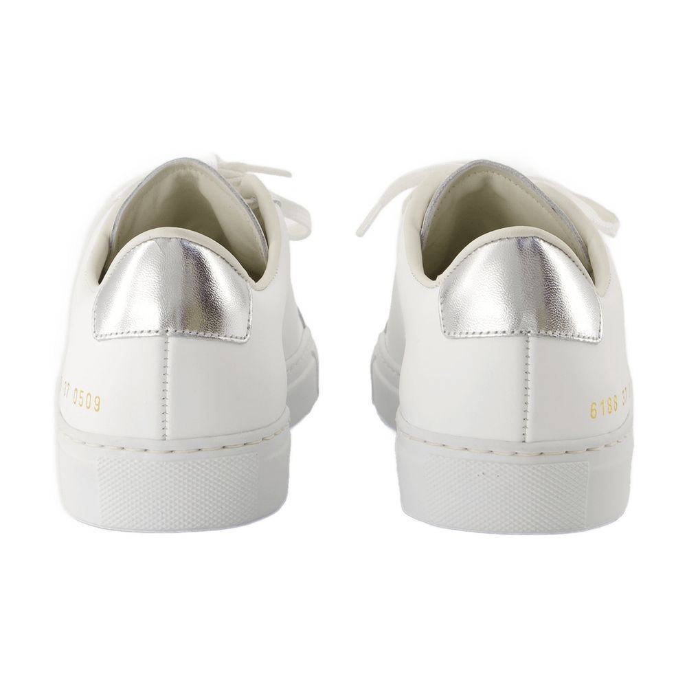 COMMON PROJECTS COMMON PROJECTS RETRO CLASSIC SNEAKERS - LEATHER - SILVER