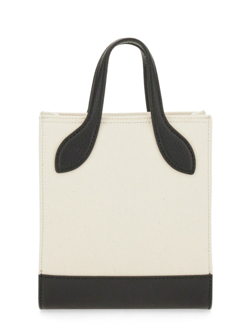 Shop Bally Structured Bag With Detachable Strap And Bold Logo