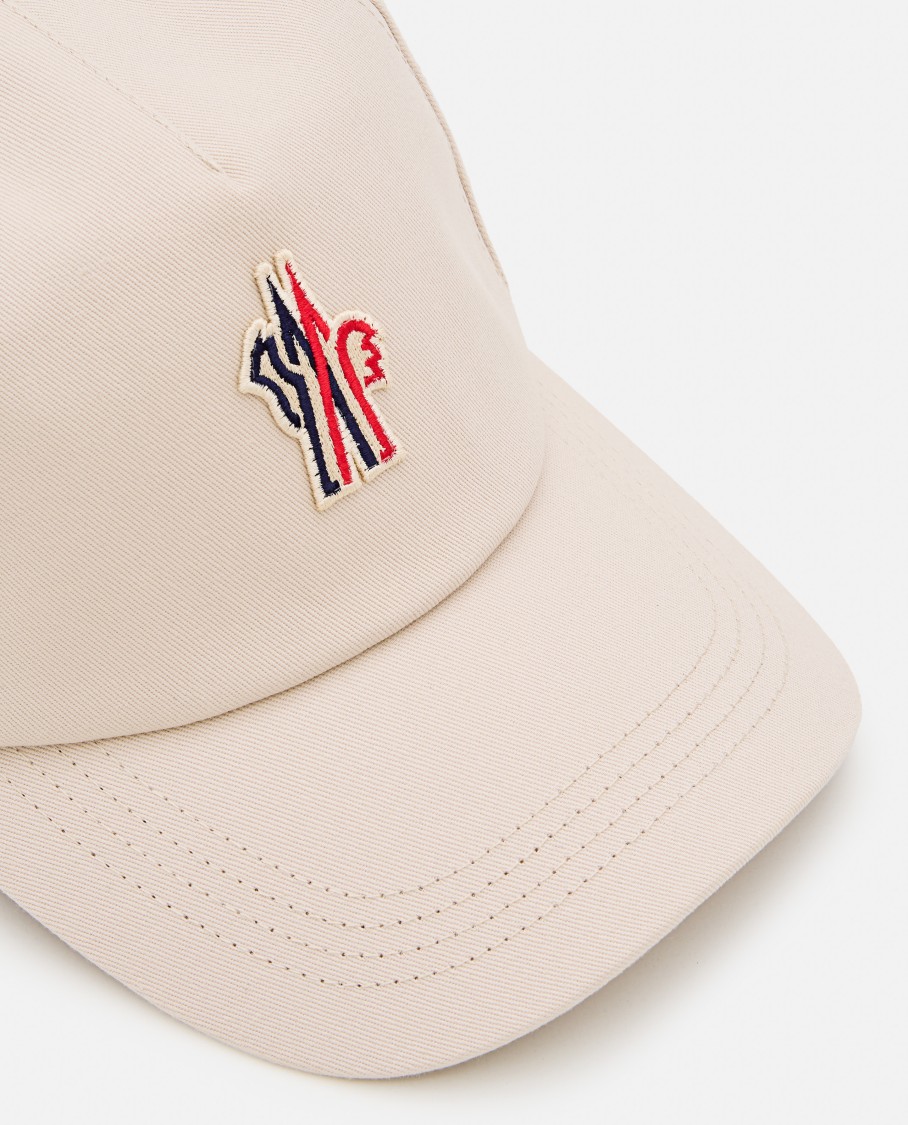 Shop Moncler Grenoble Baseball Cap In Neutrals