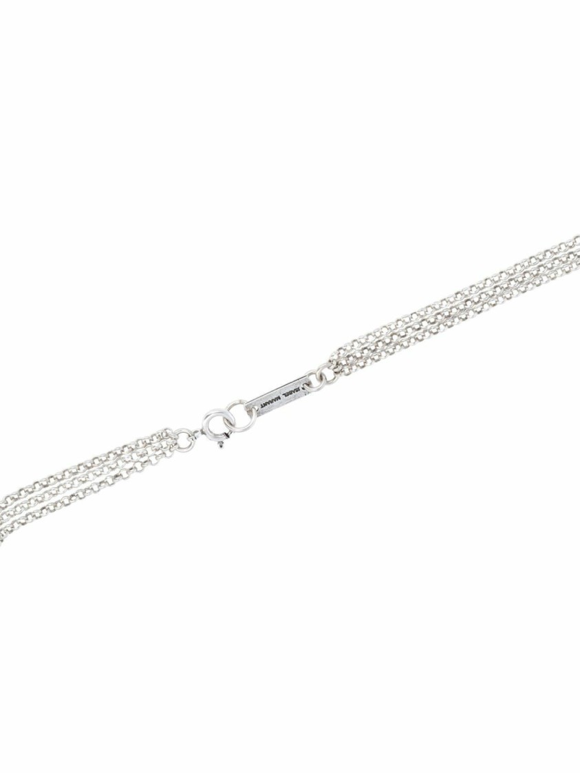 Isabel Marant Metal Shiny Leaf Necklace