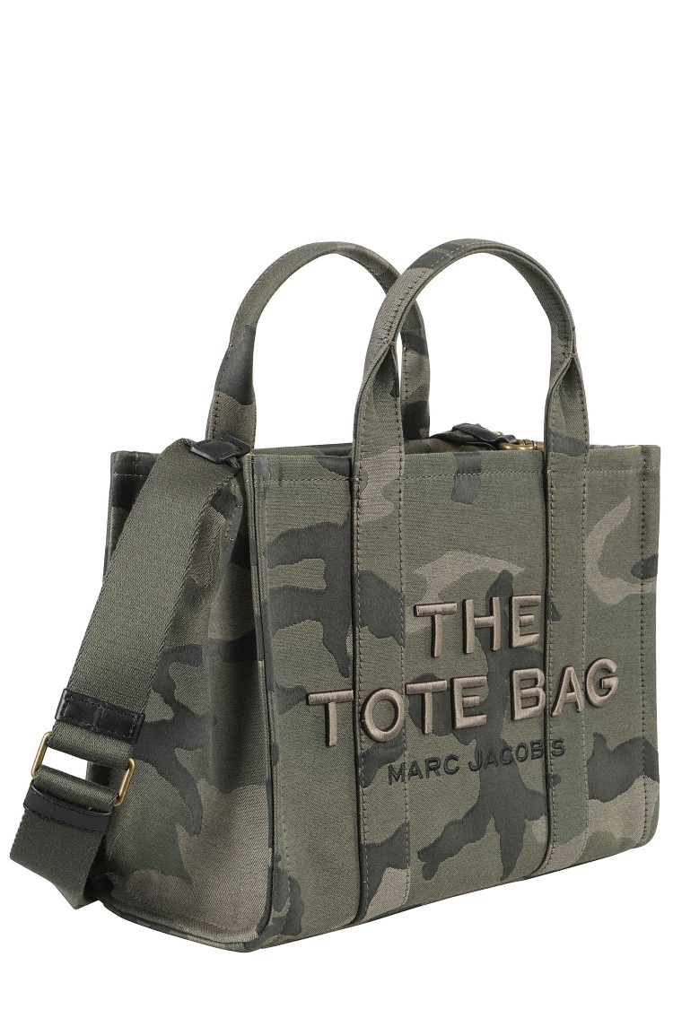 Marc Jacobs Military Camouflage Medium Tote Bag In Green