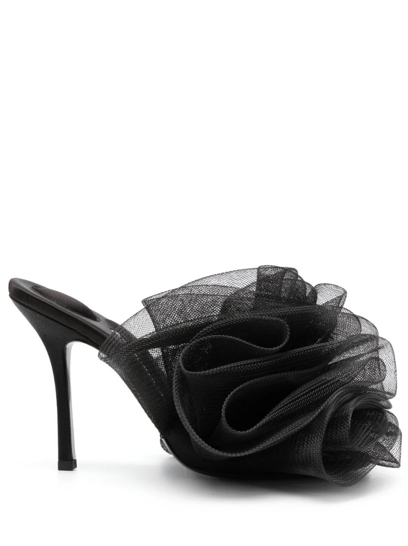 サンダル・ミュール Alexander Wang Ruched Tulle Mules Alexander Wang Ruched Tulle Mules | ModeSens