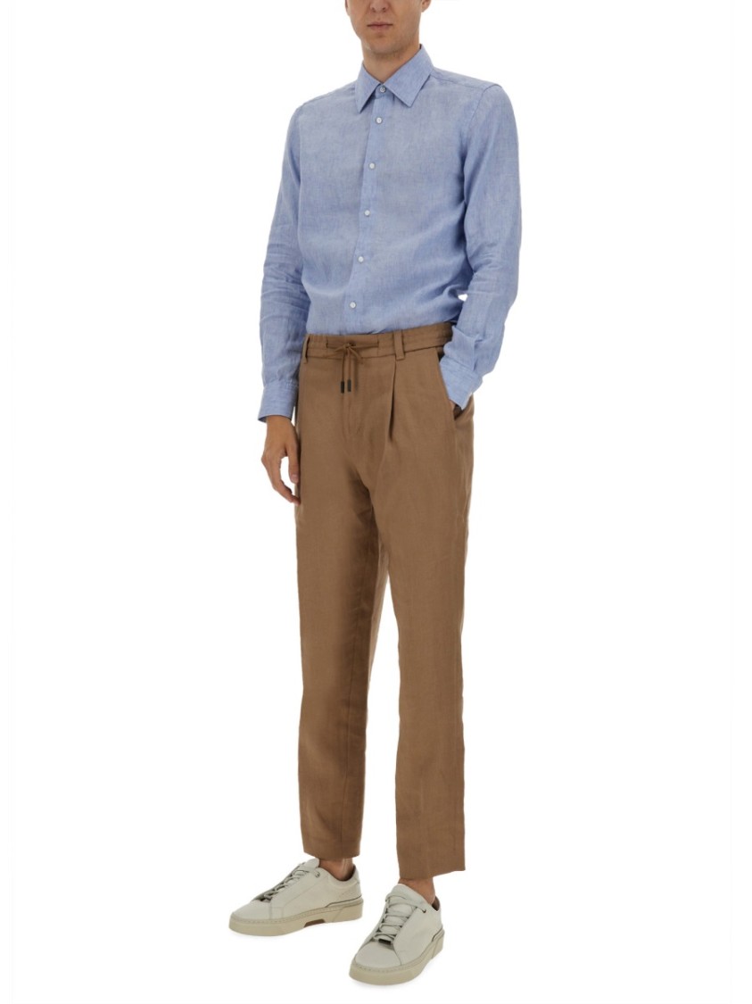 BOSS CAMEL BOSS CAMEL "L-HAYS-KENTW-C-252" SHIRT 