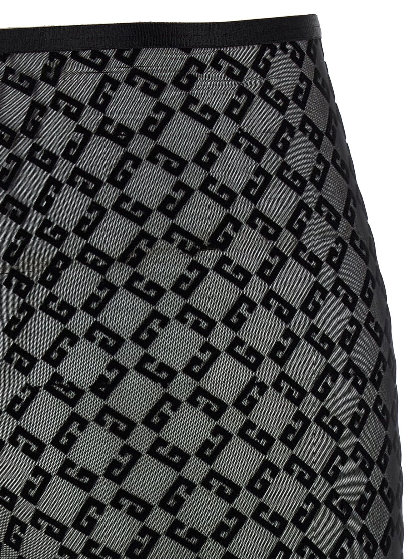 Givenchy Fitted Leggings With Distinctive Pattern And High Waistband