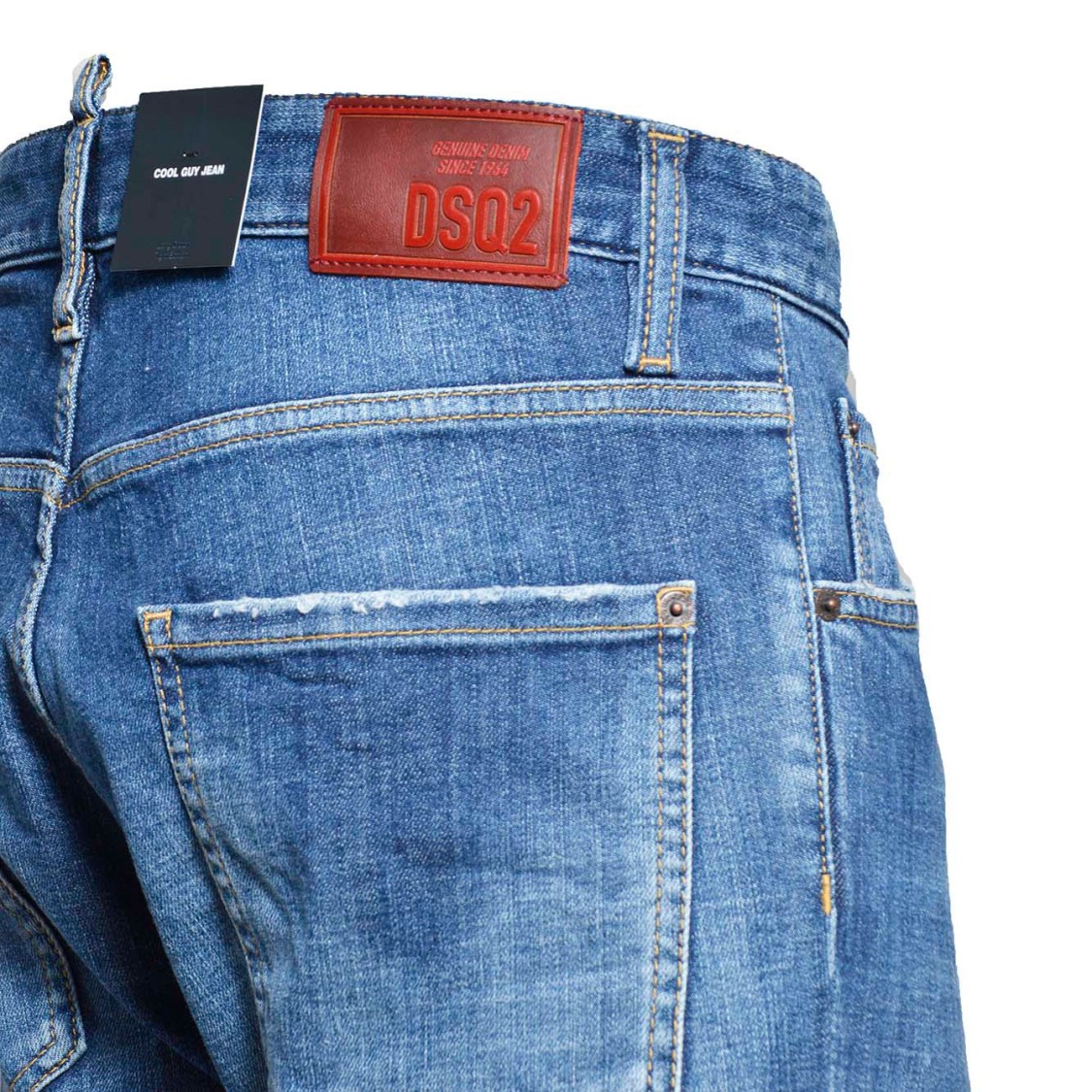Shop Dsquared2 Blue Denim Cool Guy Medium Easy Jeans