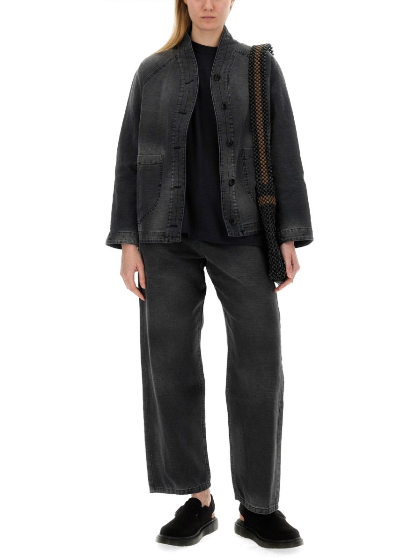 Ymc You Must Create Ymc Jeans "silver" In Black
