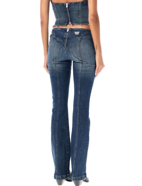 Misbhv Lara Laced Jeans in Blue | THE LIST
